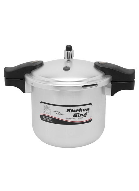 Explosion Proof Aluminum Pressure Cooker With Black/Silver Evaporation Coating
