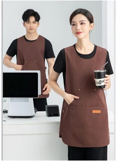 GIFT Apron Japanese Style Aprons with 3 Pockets for Work Chef Kitchen  - Image 2