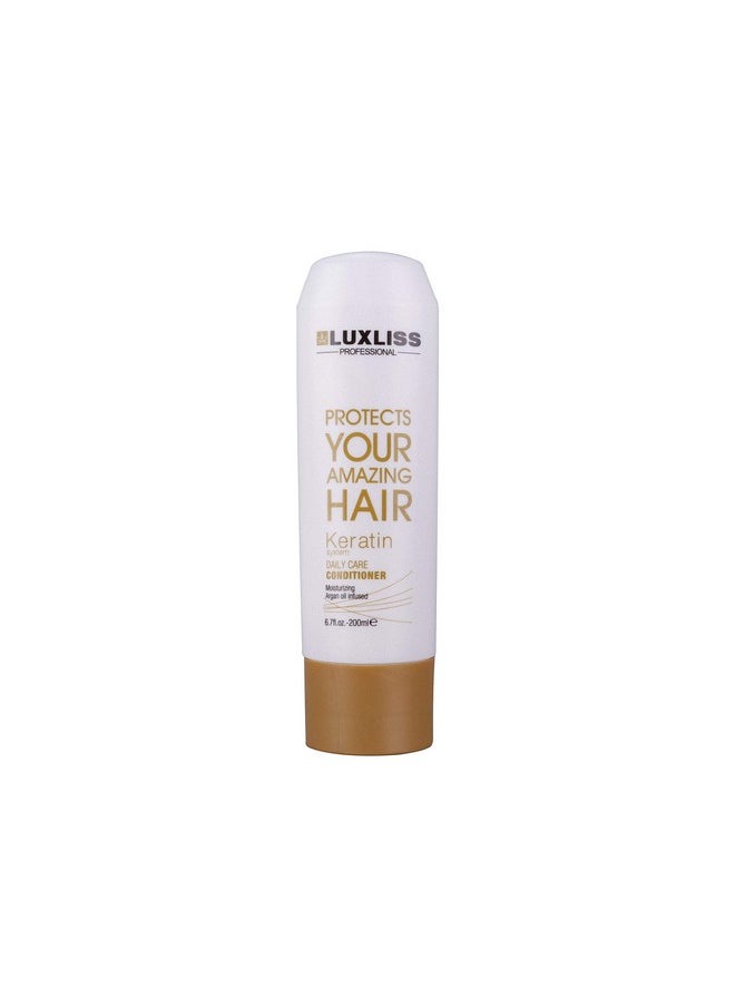 Luxliss Uxliss Keratin Daily Care Shampoo Keratin Daily Care Conditioner (Pack Of 2)  - Image 5