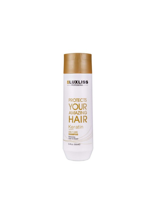 Luxliss Uxliss Keratin Daily Care Shampoo Keratin Daily Care Conditioner (Pack Of 2)  - Image 3