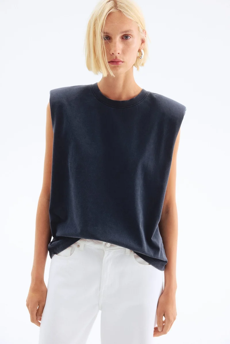 H&M Shoulder-pad vest top