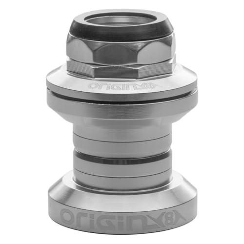 Origin8 Pro Threaded Headset, 1" Steerer, Silver - Image 4