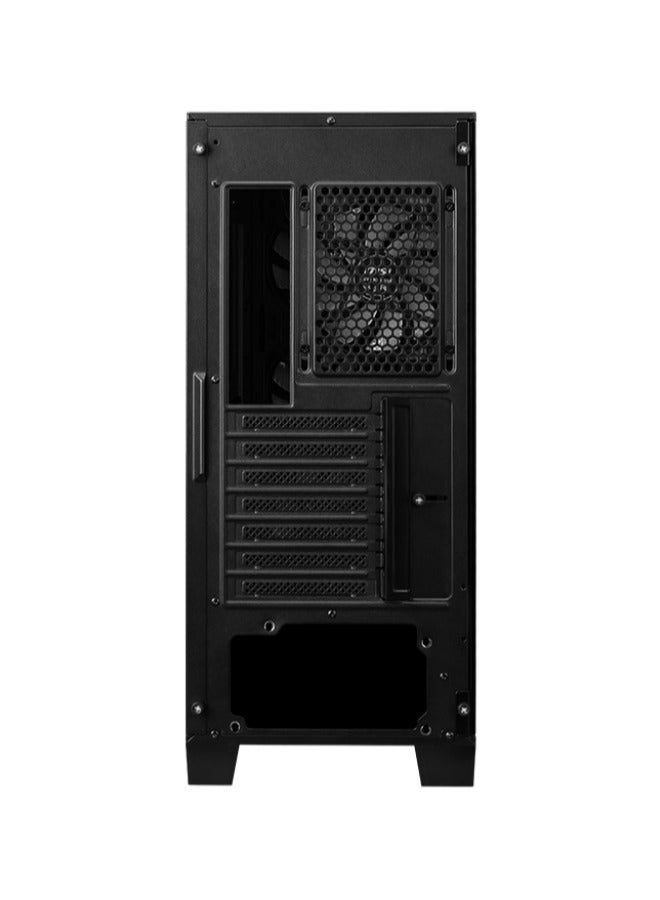 إم اس أي صندوق ألعاب MAG FORGE 321R AIRFLOW Mid-Tower ATX – لوحة جانبية من الزجاج المقسى، 4 مراوح ARGB بحجم 120 مم، لوحة أمامية شبكية، USB 3.2 Gen2x2 Type-C، دعم ATX/Micro-ATX/Mini-ITX، دعم مبرد بحجم 360 مم، مزامنة Mystic Light، أسود | 306-7G23R22-HH9 - Image 5
