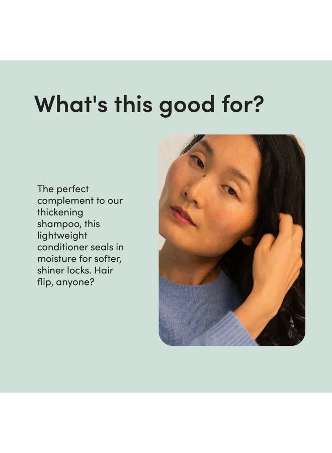 HIMS & HERS hers Triple Threat Conditioner for Women, 2 Pack - Thickening, Moisturizing, Reduces Shedding - Color Safe Hair Loss Conditioner - Napa Rose - 2 x 6.4 fl oz - Image 3