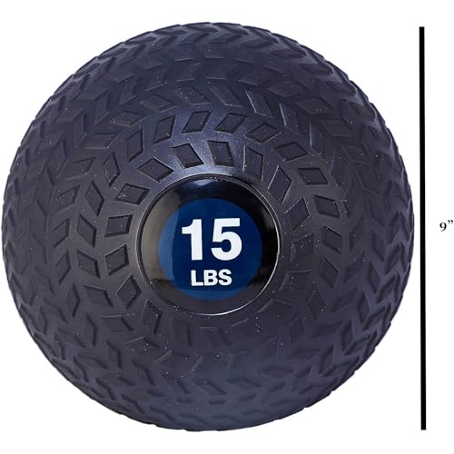 Fitvids Workout Exercise Fitness Weighted Medicine Ball, Wall Ball and Slam Ball, Multiple Styles and Sizes - Image 3