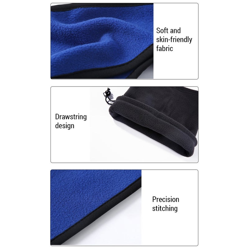 Winter Ear Warmer Headband Ear Muffs and Fleece Neck Gaiter for Winter Skiing - Image 3