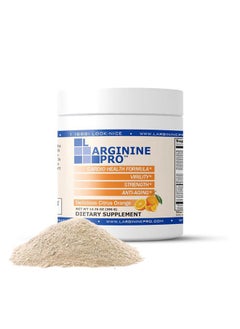 L-ARGININE PRO L-arginine Supplement Drink Mix Powder | 5,500mg of L-arginine Plus 1,100mg L-Citrulline (1, Orange)  - Image 1