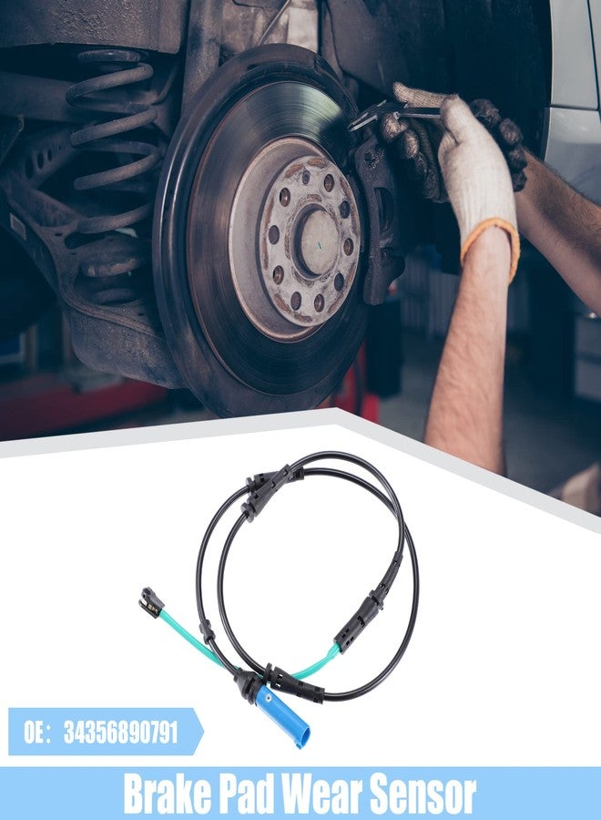 ACROPIX Car Brake Pad Sensor Rear Disc Brake Pad Wear Indicator Sensor Fit for BMW 750i - Pack of 1 Black Blue - Image 2