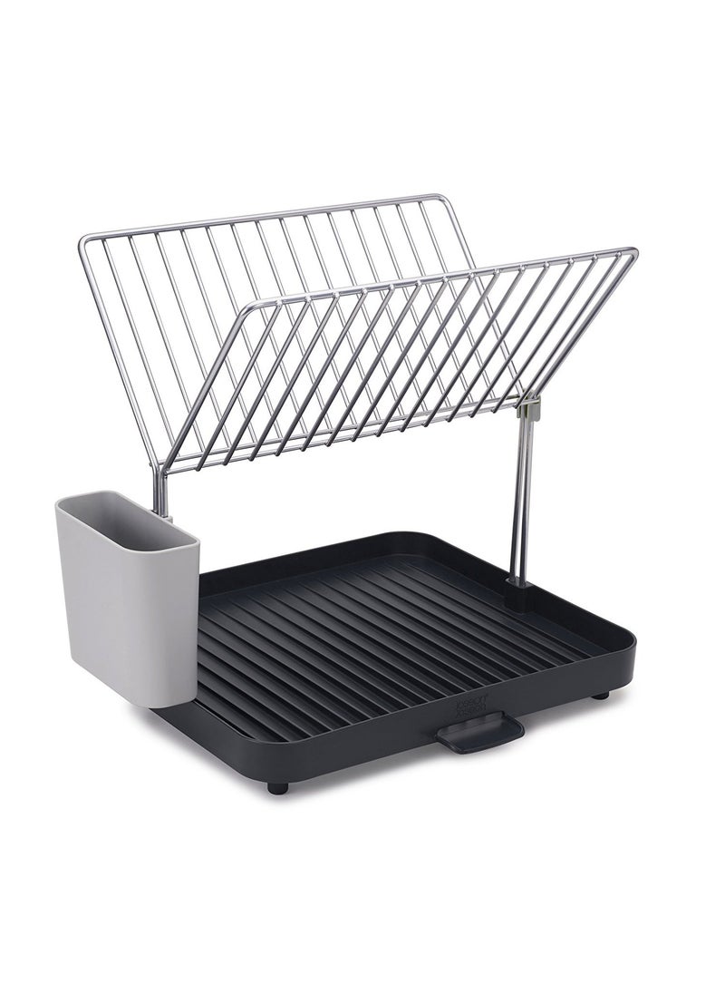 Joseph Joseph Joseph Joseph 85084 Y-Rack Dish Rack and Drainboard Set with Cutlery Organizer Drainer Drying Tray Large for Kitchen, Gray  - Image 1