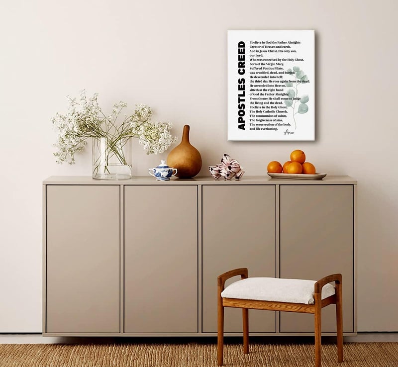 WKYAER The Apostles Creed Canvas Wall Art - Image 2
