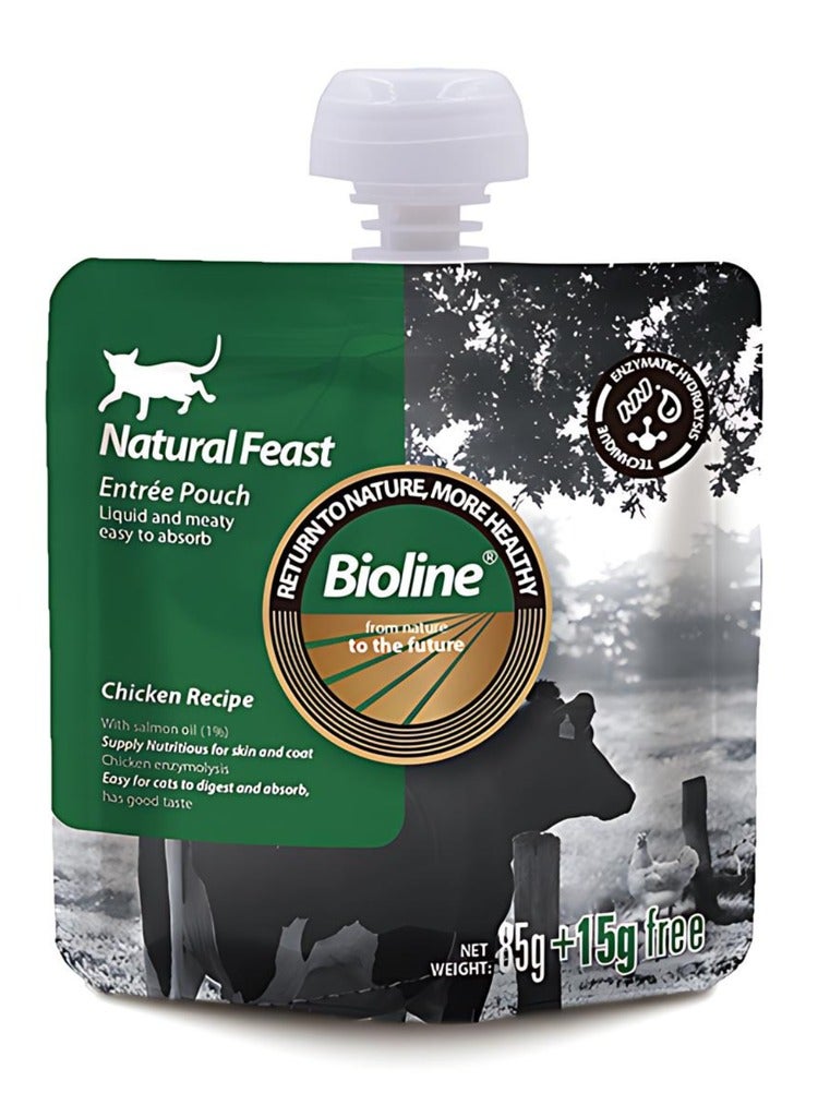 BIOLINE NATURAL FEAST ENTREE POUCH CHICKEN RECIPE
