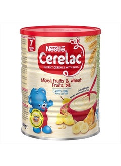 Cerelac Infant Cereal with Milk from 8 Months Mixed Fruits & Wheat - 14 oz