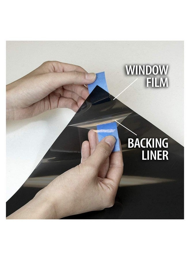 BDF فيلم نافذة BDF NA05 للخصوصية النهارية والتحكم في الشمس أسود طبيعي 5 (داكن جداً) - 24 بوصة × 14 قدم - Image 5