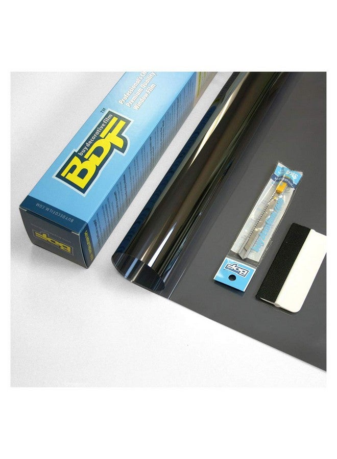 BDF فيلم نافذة BDF NA05 للخصوصية النهارية والتحكم في الشمس أسود طبيعي 5 (داكن جداً) - 24 بوصة × 14 قدم - Image 2