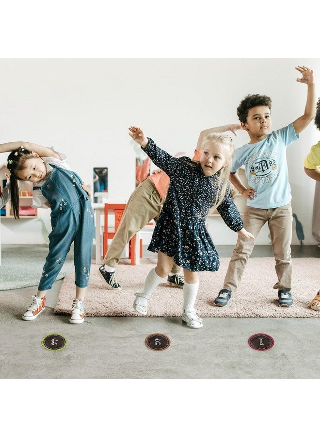 SICOHOME Line Up Spots For Classroom Floor Stickers 36Pcs Vinyl Line Up Dots 4" Removable Number Stickers Kindergarten Preschool Back To School Decorations Teacher Supplies - Image 1