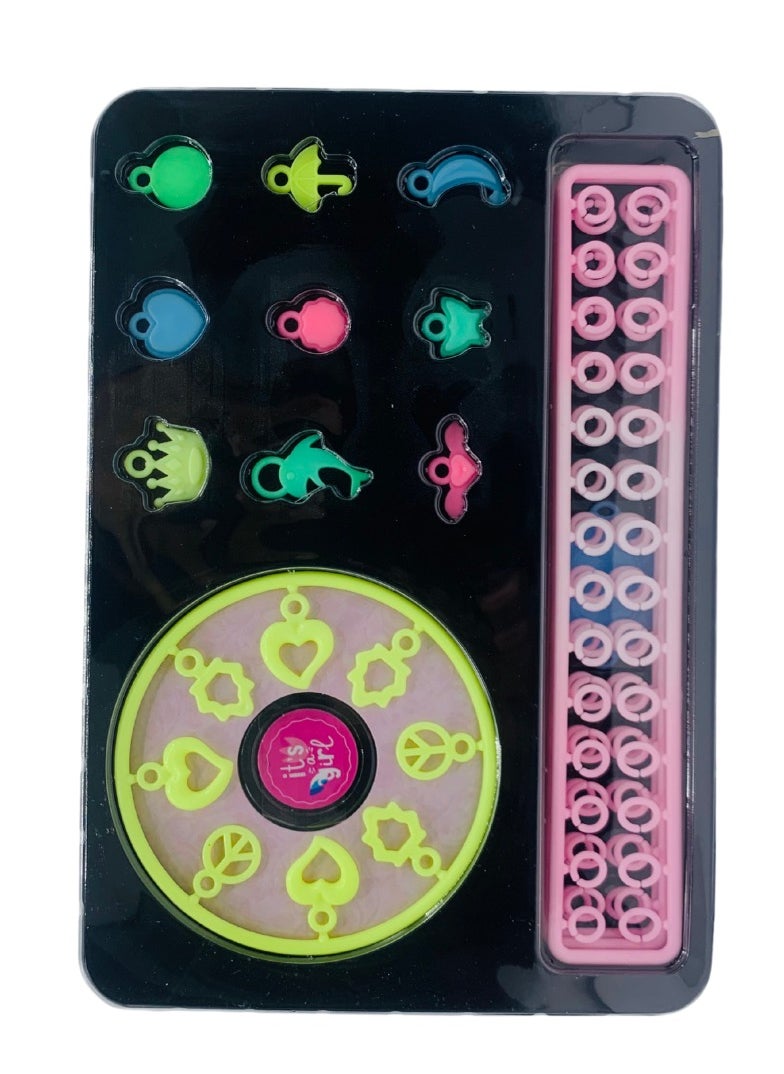 Earss Friendship Bracelet Craft Kit – 580 Pieces DIY String Jewelry Making Set for Kids and Teens – Colorful Threads, Beads, Charms, and Tools in Box  - Image 2