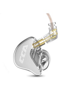 CCA CCA CRA in Ear Monitor Earphone, Ultra-Thin Diaphragm Dynamic Driver IEM, Clear Sound & Deep Bass, Wired Earbuds with Mic And Tangle-Free Removable Cord  - Image 1