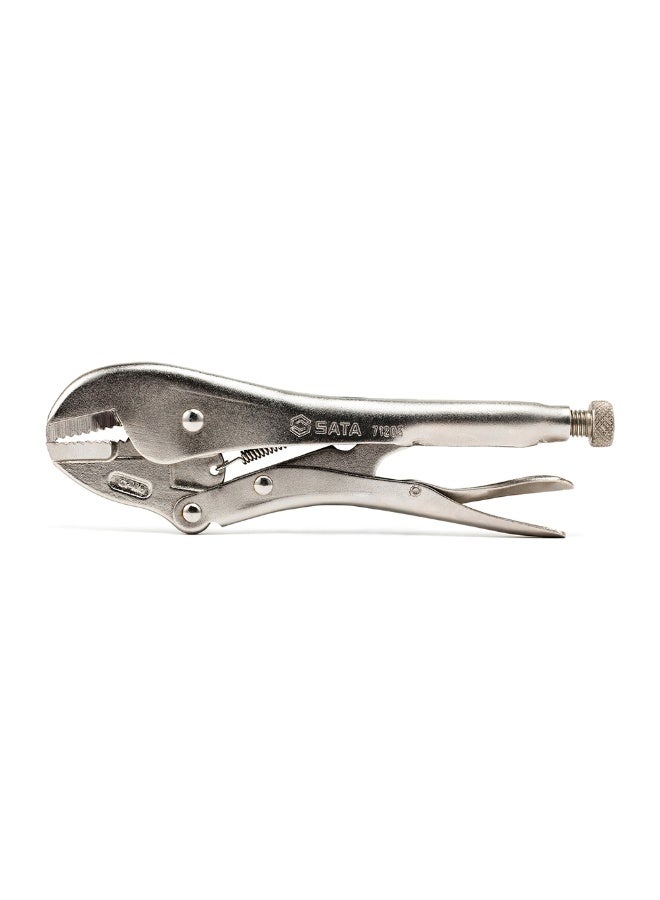 SATA GL71202 Straight Jaw Locking Pliers 7" - Image 1
