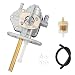 JSMANCAVE Fuel Vavle LT 80 Petcock Shut Off Tank Switch Fits for Suzuki LT80 LTA400 LT400 LTZ250 LTF300F Fits for Kawasaki Vulcan 750 VN750 51023S006 Fits for Yamaha YFM250 350 600 Raptor Banshee Grizzly Blast - Image 2