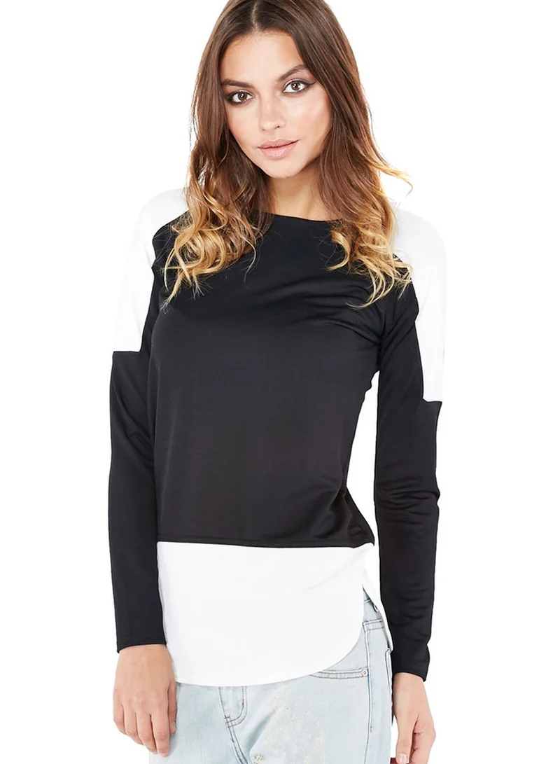 Ginger Colour Block Top