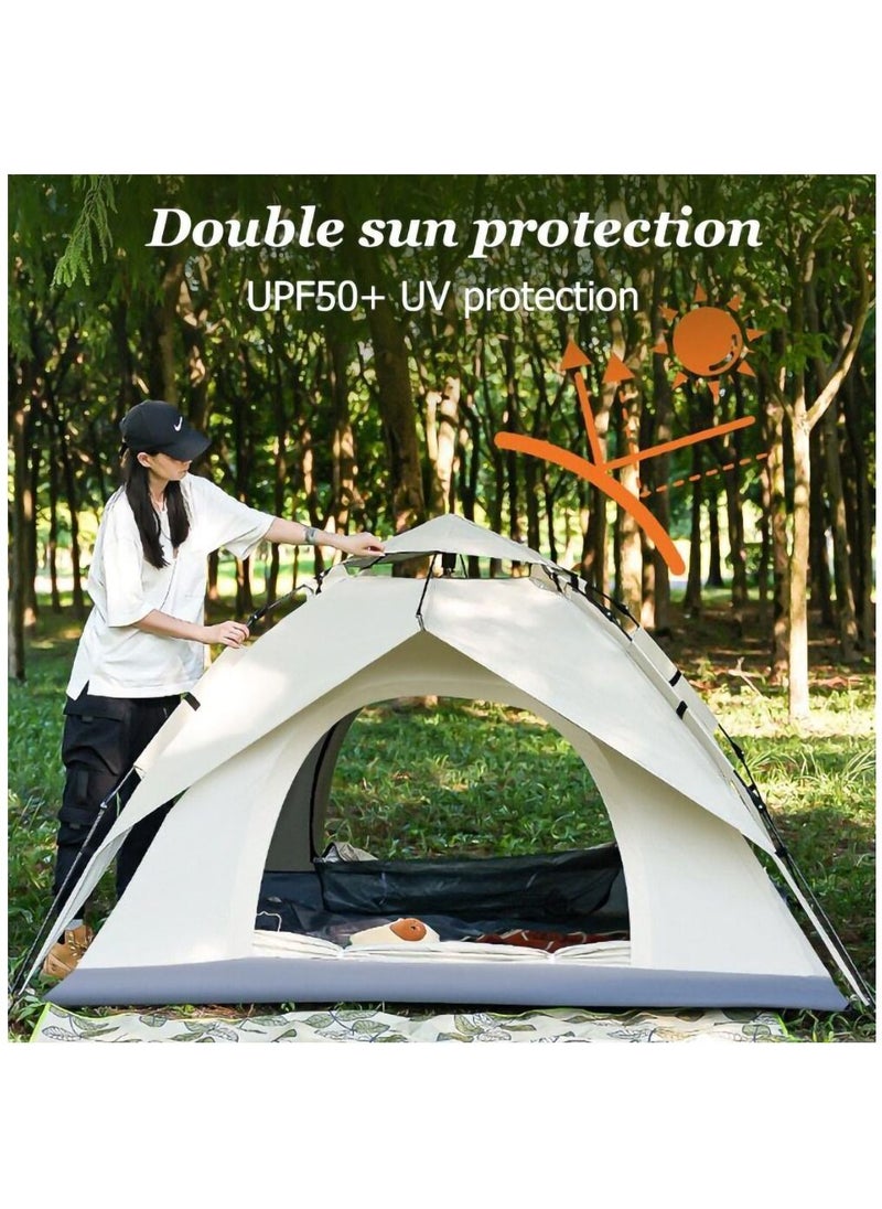 3-4 Person Outdoor Camping Tent, Automatic Pop Up Tent Easy Instant Tent for Beach, Hiking, Camping (Beige) - pzsku/Z90AC3D34C801F1173EE3Z/45/_/1689125775/68034c75-5b53-416e-8f9c-867b29128812