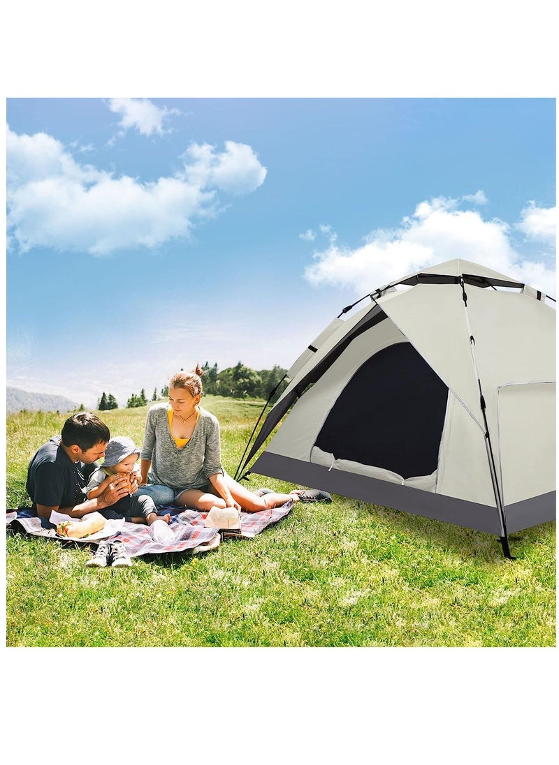 3-4 Person Outdoor Camping Tent, Automatic Pop Up Tent Easy Instant Tent for Beach, Hiking, Camping (Beige) - pzsku/Z90AC3D34C801F1173EE3Z/45/_/1689125778/2416205b-b6ce-46ea-8878-666c7ef4294a