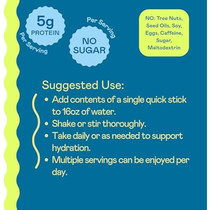 Hi-Lyte Electrolytes + Protein Quick Sticks Raspberry Lemon, 16 Servings - Sodium, Potassium, Whey Protein - Keto Friendly - 5g Protein, No Sugar - Image 4