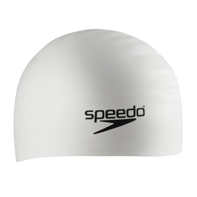 speedo قبعة سباحة سيليكون للبالغين من سبيدو للجنسين للشعر الطويل - Image 1
