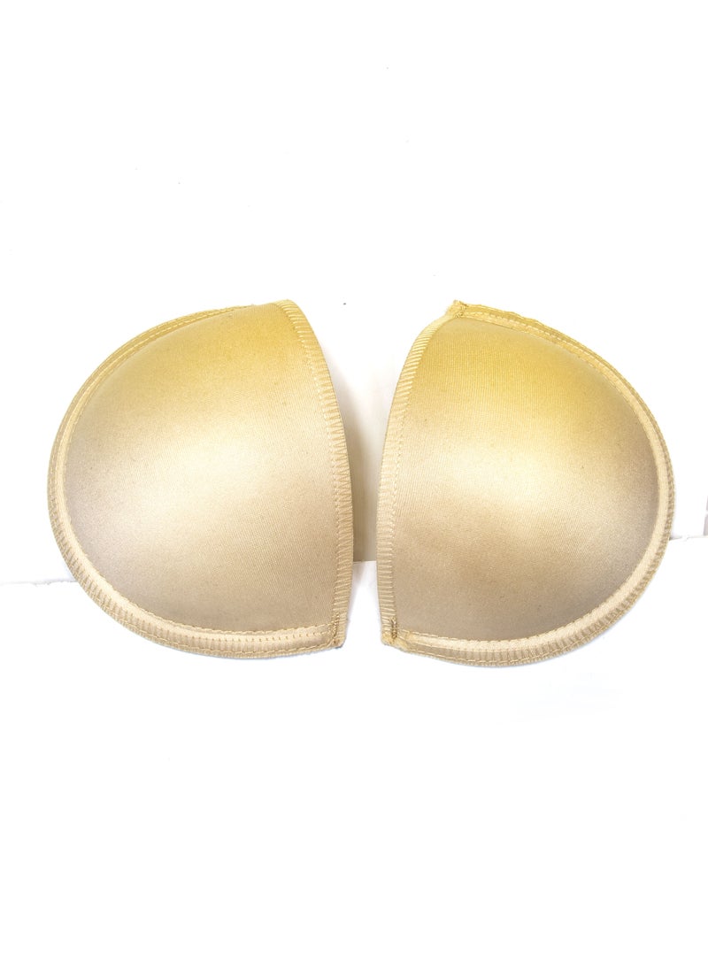 Generic - 1 Pair Black Bra Cup Inserts – Push-Up Padding with Underwire Support for DIY Sewing, Bras, and Swimwear – Soft, Durable, and Comfortable (m 85) - Image 1