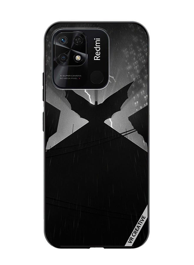 VR CREATIVE غطاء حماية لهاتف Xiaomi Redmi 10C بتصميم باتمان AMOLED متعدد الألوان - Image 1