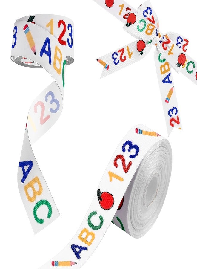 KatchOn, Back to School Ribbon for Crafts - 10 Yard | Ruler Ribbon for Crafts | Back to School Decorations | 1st Day of Kindergarten | First Day of School| Classroom Decor | Back to School Supplies - Image 1