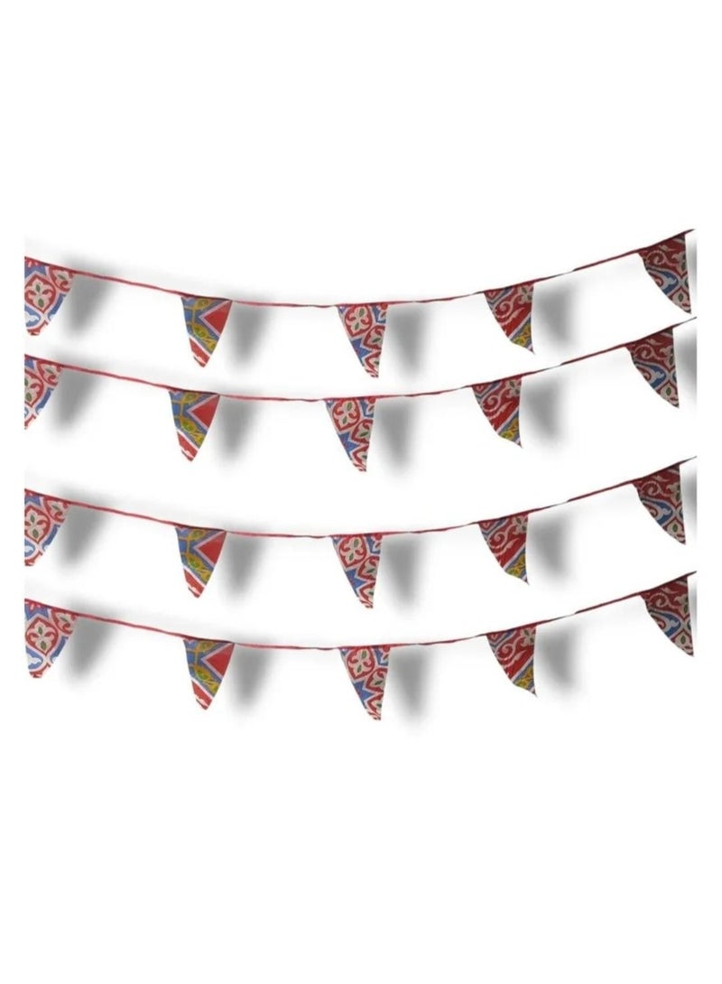 50-meter Ramadan decorative ribbon – an elegant Ramadan decoration that adds a distinctive spiritual atmosphere to homes, shops, and Ramadan events.