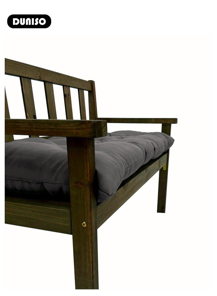 DUNISO Outdoor Large Bench Cushion, Soft Polyester Cushion ,Chaise Lounger Cushion,2 3 Seater Long Sofa Replacement,Non-slip Comfortable Bench Mattress Pad for Outdoor Indoor Home Office Furniture - Image 5