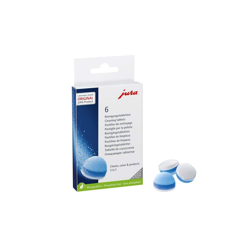 Jura 3Phase Espresso Cleaning Tablets 6 Count