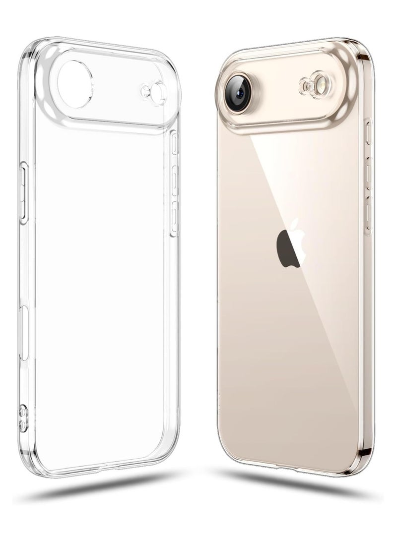 Crystal Clear Case for iPhone Air Slim Thin TPU Cover with Camera Lens Full Protection Ultra-Thin Lightweight Transparent Soft Protective Phone Cover (Clear) - Image 1