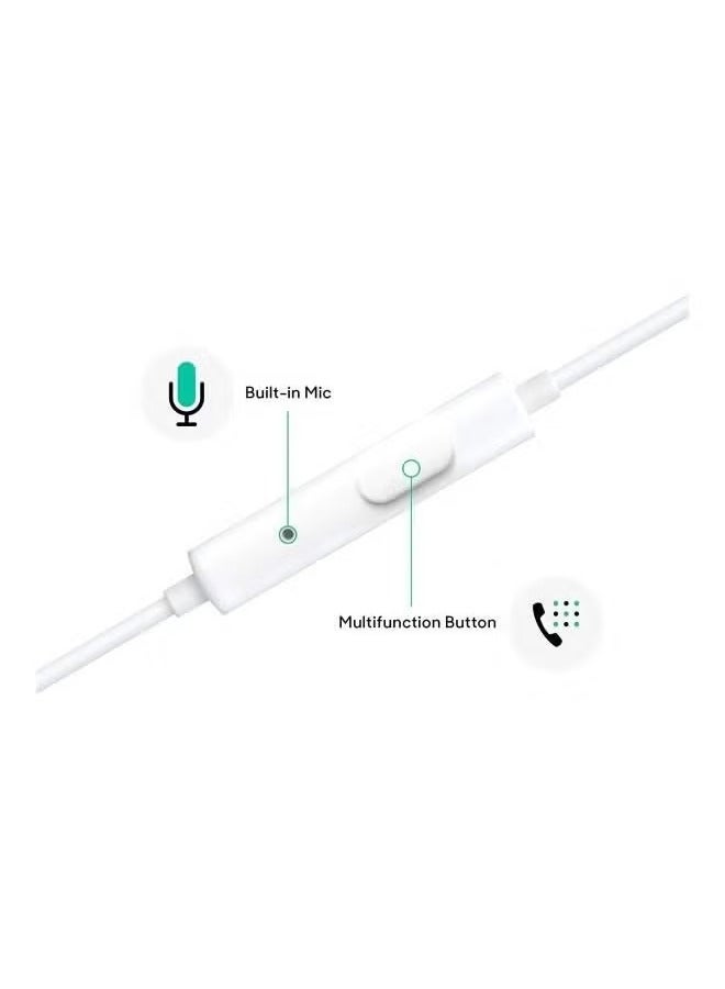 ELTRAZONE Wired In-Ear Earphones with High-Definition Stereo Sound, Noise Isolation, and Built-in Microphone – Lightweight Earbuds with Multi-Function Control and 3.5mm Jack for Smartphones, Laptops, and Tablets in White  - Image 4