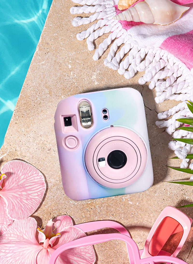 SOLARAE Silicone Case for Fujifilm Instax Mini 12 Camera, Protective Case for Instax Mini 12 with Adjustable Shoulder Strap - Image 4