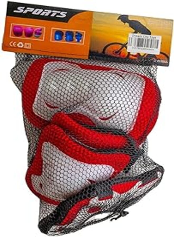 Elbow and Knees Safety Kit Red – 023B 