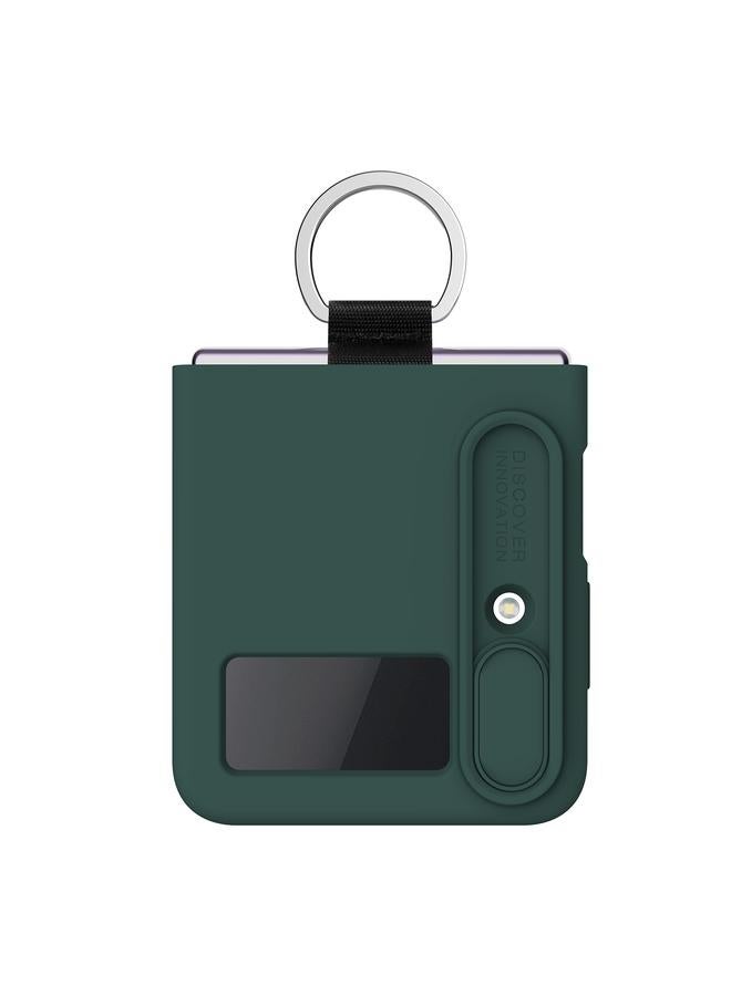 Nillkin Case For Samsung Galaxy Z Flip4 5G CamShield Liquid Silicone + PC Full Coverage Case - Image 4