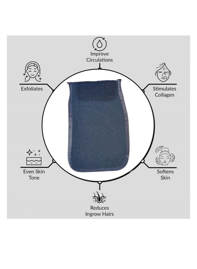 MobFestFest® Exfoliating Bath gloves High Lather Cleansing For Men & Women (M, 1) - Image 3