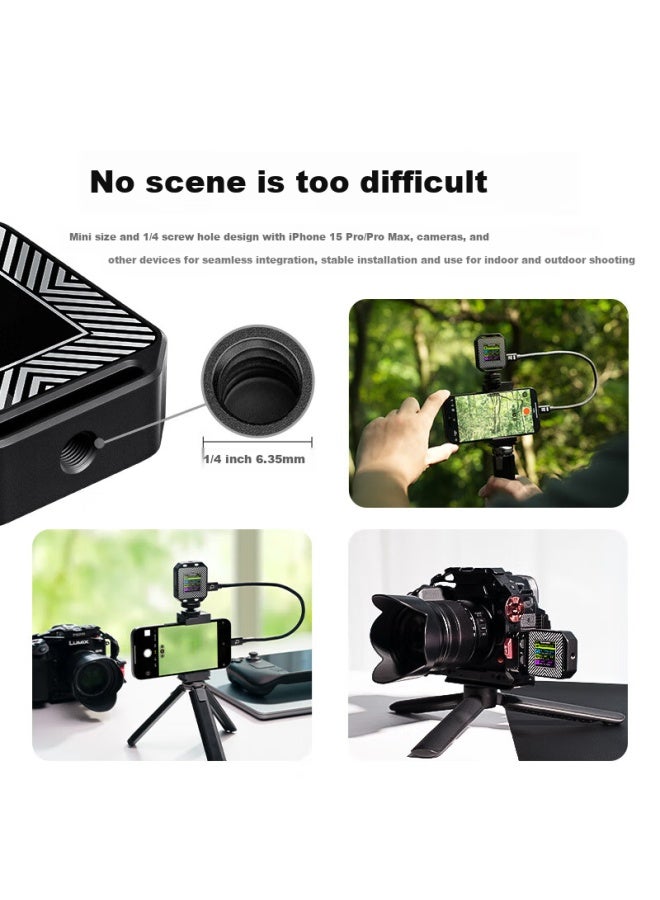 Dockcase Docking Station For M.2 Nvme 2230 Solid State Drive Ssd External Usb 3.2 Mini Mobile Hard Drive Enclosure With Screw Hole Design Striped Pattern - Image 3