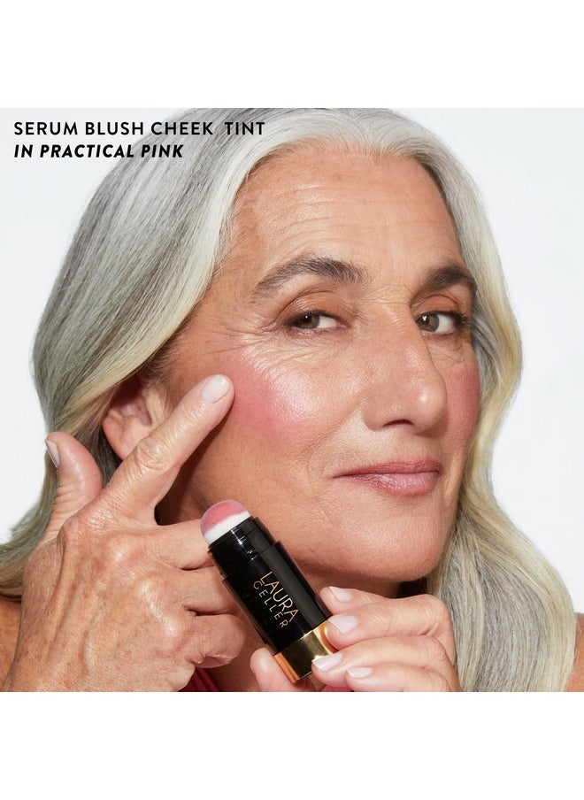 LAURA GELLER NEW YORK Mother'S Day Kit Serum Staples Soothing Blush + Lip Duo Serum Blush Cheek Tint Practical Pink + Jelly Balm Lip Serum There She Rose  - Image 2