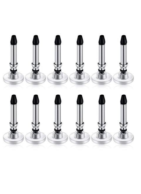 Universal Stylus, Replacement Disc Tips Precision Round Shape Replaceable Stylus Pen Disc Tips for Touch Screen Devices for Capacitive Touch Screens Cell Phones, Tablets, Laptops Bundle (12 Pieces)