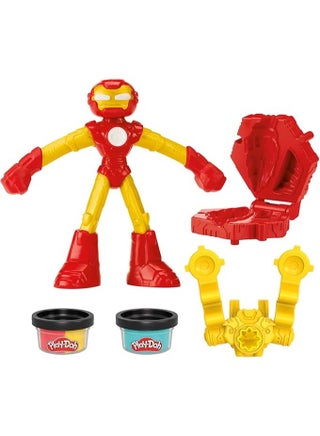Marvel Iron Man Blast Launcher With Bendy Action Figure