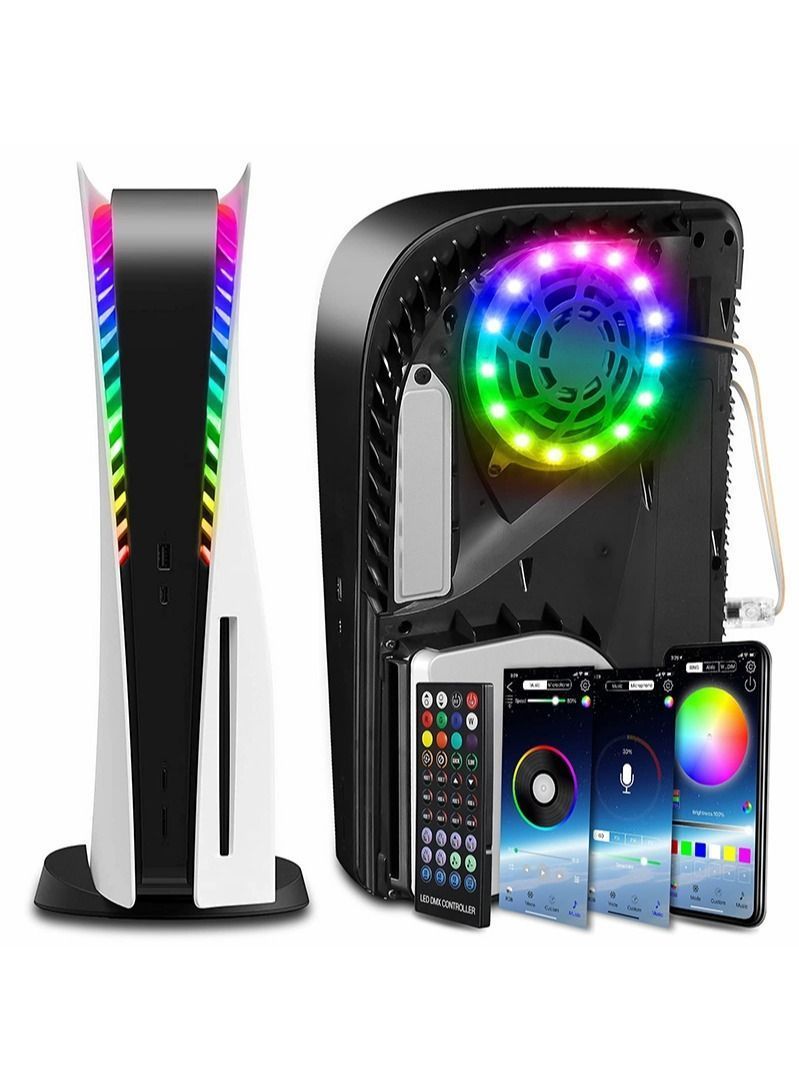 RGB LED Strip Kit for PS5 Console Game Sound/Music Sync Color Change 8 Colors 400 Lighting Effects Playstation 5 Decorative Accessories  - Image 1