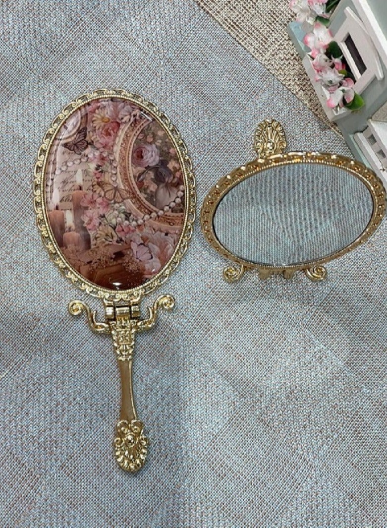 Handsomegift مرآة يدوية 