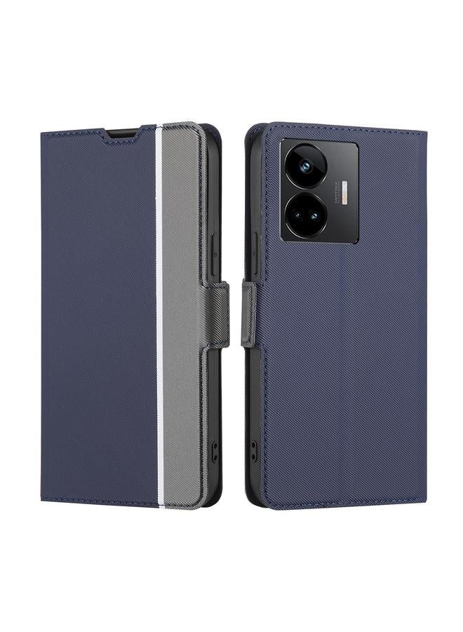 S-TOP Case For Realme GT Neo 5 / GT3 / GT Neo 5 240W Twill Texture Side Buckle Leather Phone Case - Image 1