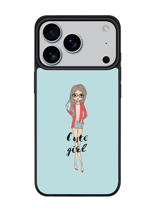 Stylizedd iPhone 17 Pro Case, [Compatible with MagSafe] Slim Magnetic cover Phone Case iPhone 17 Pro -Dreamer Cute Girl - Image 1