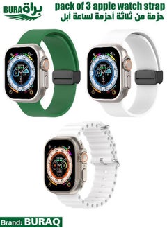 Apple Watch Band Strap For Apple Watch Ultra 2/Ultra 49mm, Series 10 46mm, 9/8/7 45mm, SE2/SE/6/5/4 44mm, 3/2/1 42mm