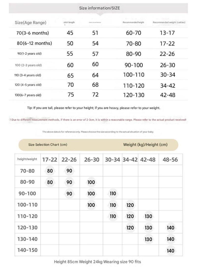 A.M Girls' One-Year-Old Dresses, Old Princess Dress Dresses Children's Costumes Puff Skirts - Image 5